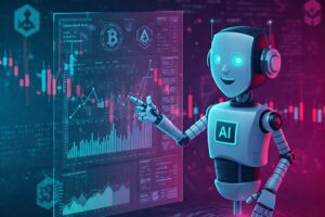 AI agents analyzing cryptocurrency market trends