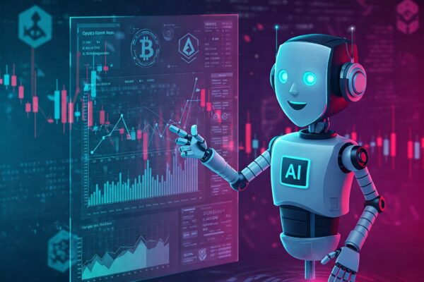 AI agents analyzing cryptocurrency market trends